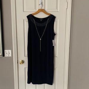 Plus Size Navy Dress Set